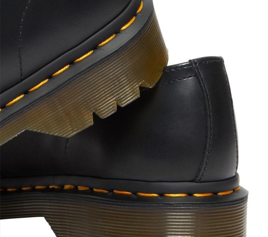 Dr Martens Greece 1461 ακραία δαντέλα γυαλισμένη λεία μαύρη γυαλισμένη λεία