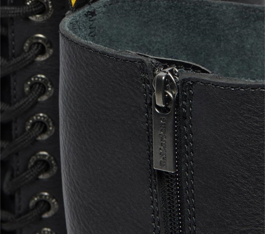 μπότες Dr.martens 1b60 Bex ψηλές μπότες στο γόνατο μαύρες Pisa