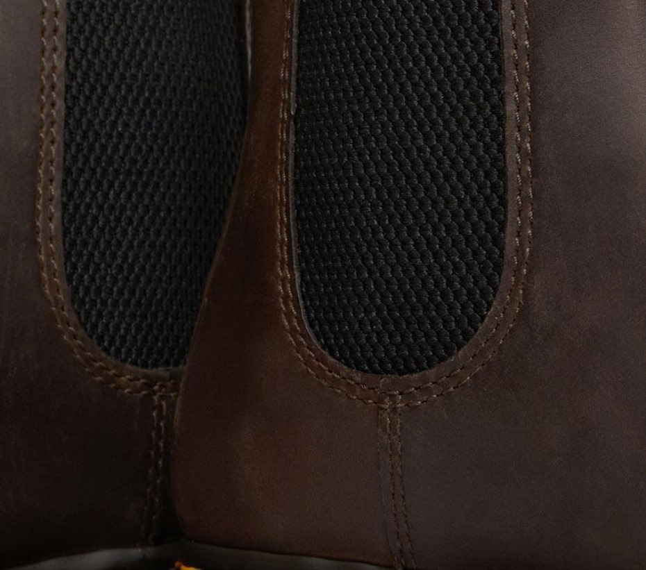 2976 Bex Crazy Horse μπότα Chelsea σκούρο καφέ Crazy Horse μπότες Dr.martens