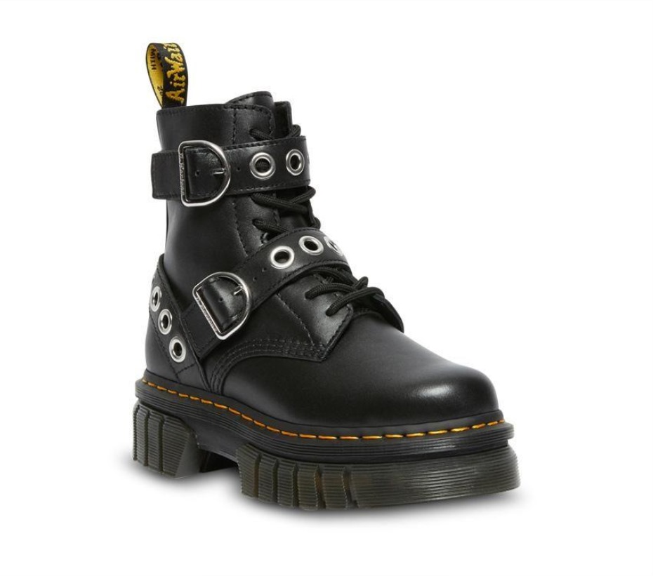 Audrick Hardware Platform μαύρες μπότες Dr.martens