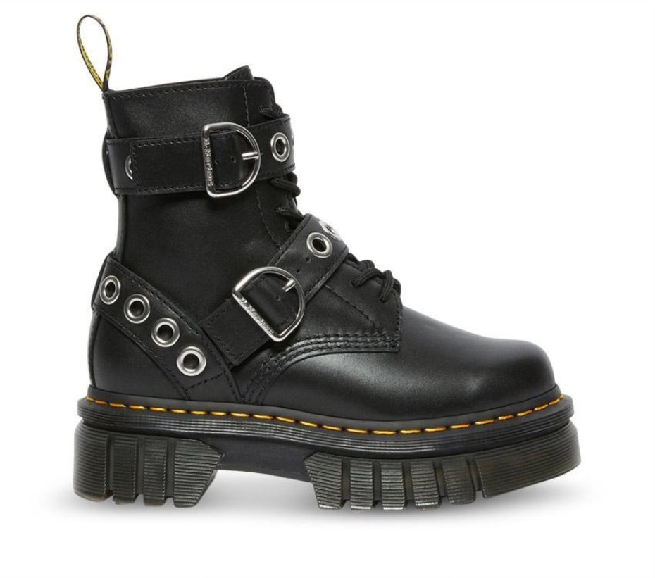 Audrick Hardware Platform μαύρες μπότες Dr.martens
