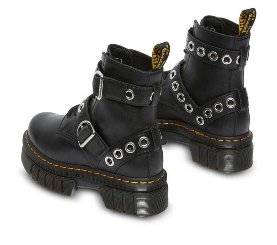 Audrick Hardware Platform μαύρες μπότες Dr.martens