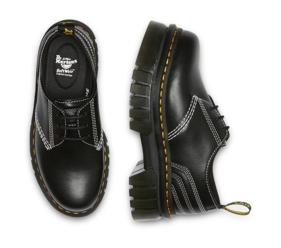Audrick παπούτσι Dr.martens μπότες μαύρες Nappa Lux