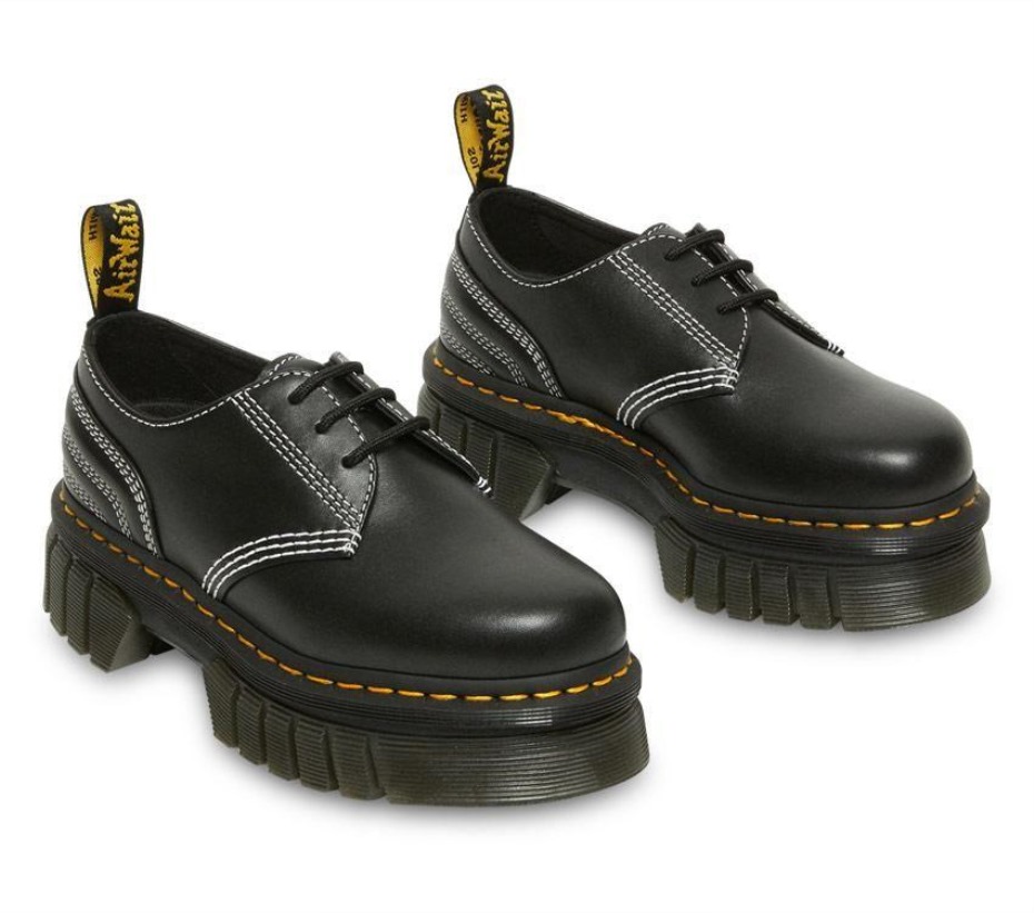 Audrick παπούτσι Dr.martens μπότες μαύρες Nappa Lux