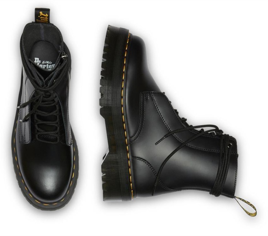 μπότες Jarrick λείες μαύρες λείες Dr.martens