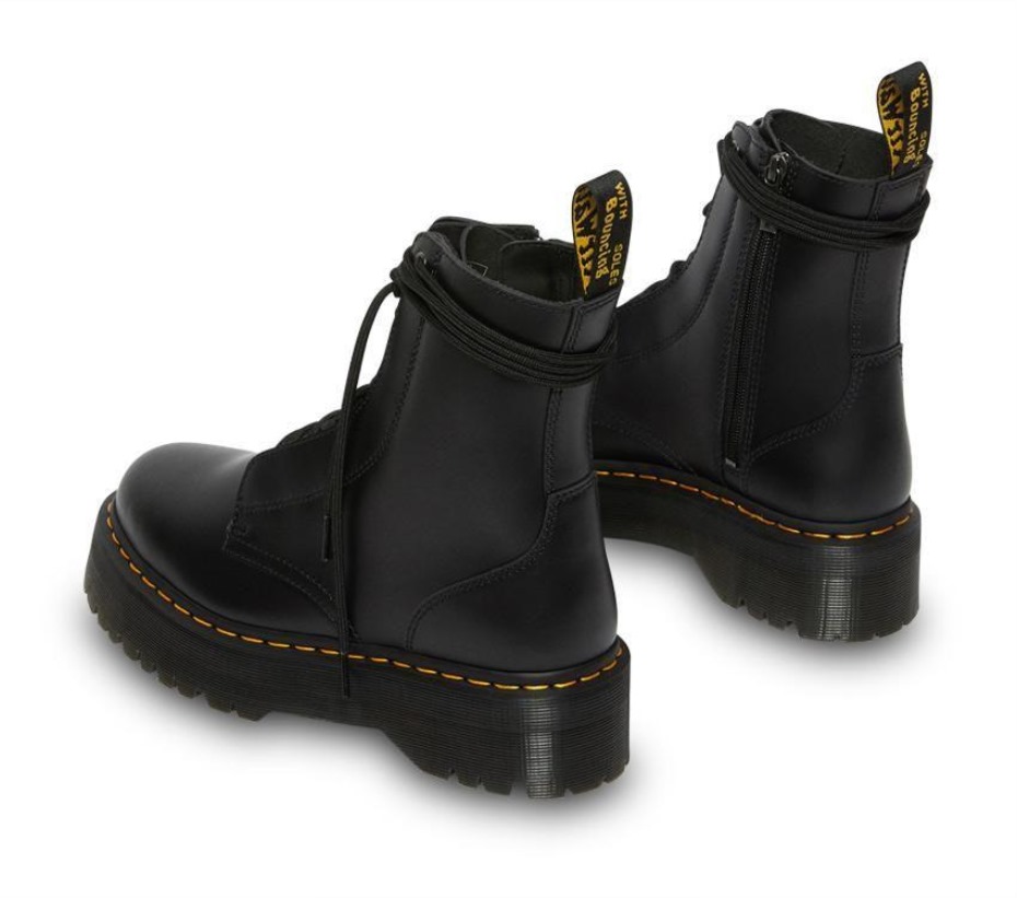 μπότες Jarrick λείες μαύρες λείες Dr.martens