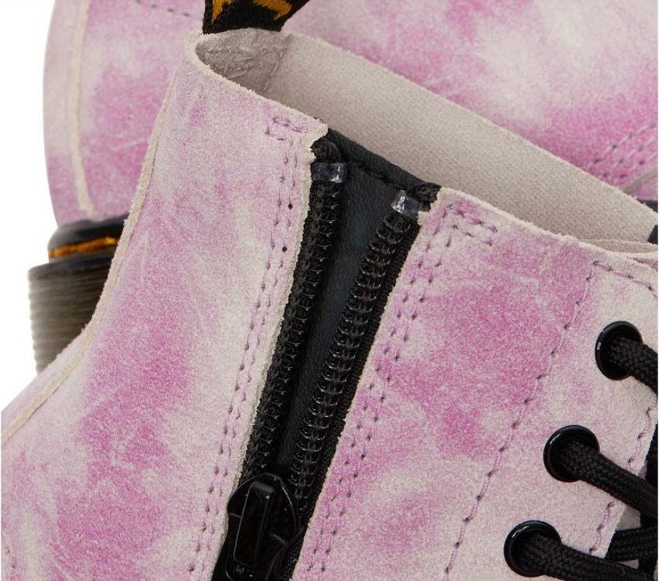 ροζ βαφή γραβάτας K Dr.martens μπότες Juniors 1460 Pascal Tie Dye