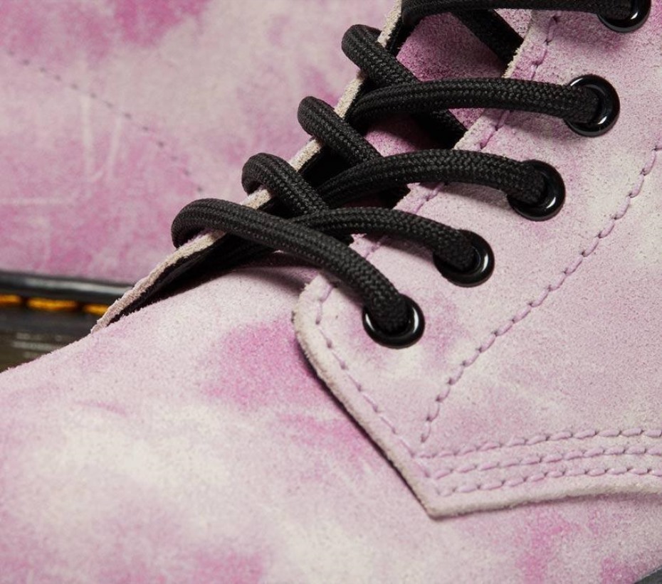 ροζ βαφή γραβάτας K Dr.martens μπότες Juniors 1460 Pascal Tie Dye