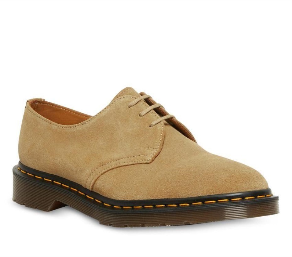 Made In England 1461 Nubuck Dr Martens Greece Ammond Beige