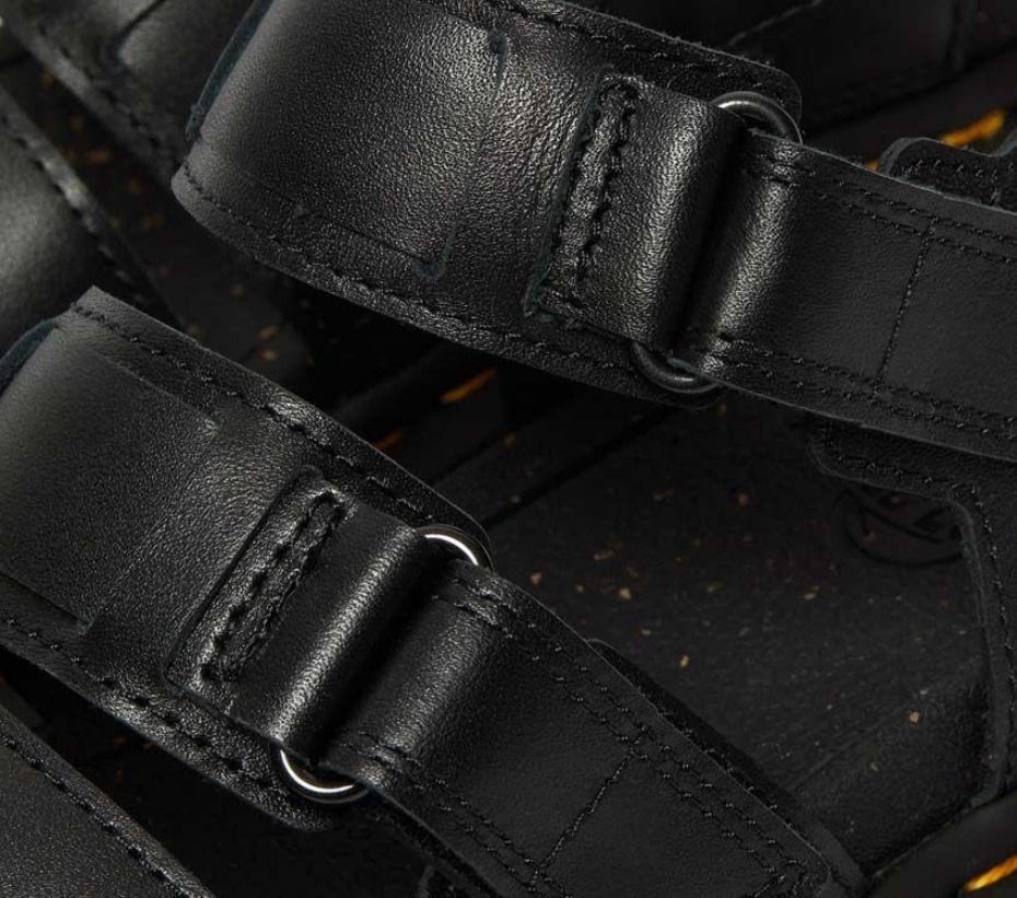 Black Dr Martens ελλάδα Ricki Nappa Lux