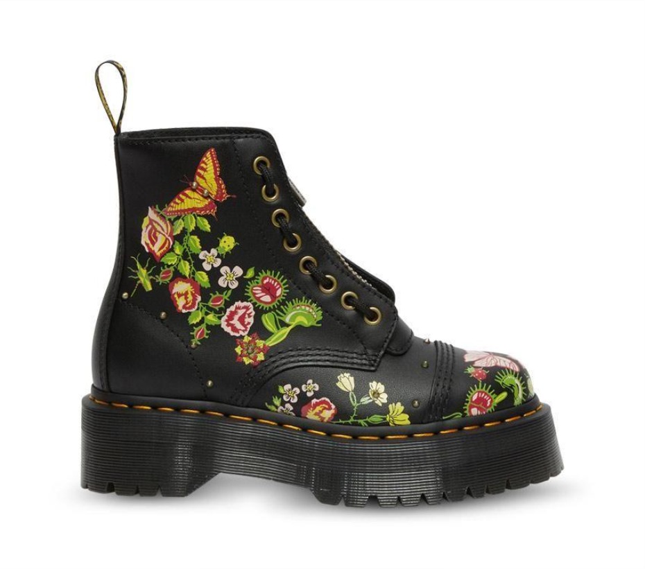 μποτάκια Sinclair Floral Bloom Dr.martens μαύρα