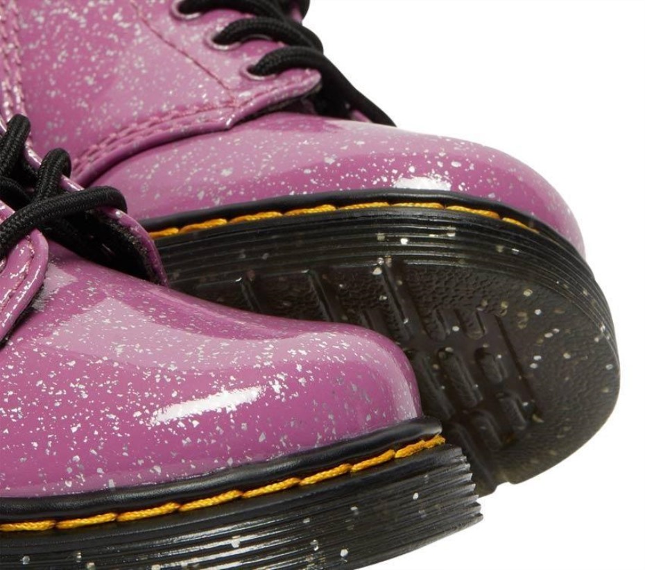 μποτάκια Dr.martens σκούρο ροζ Toddler 1460 Glitter