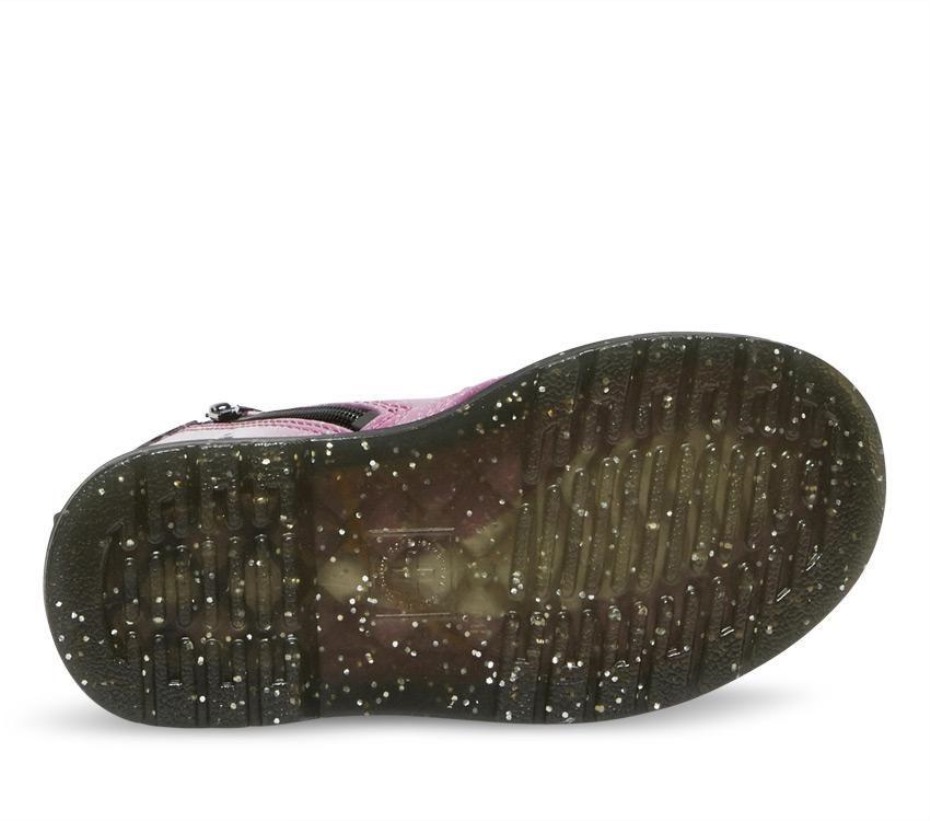 μποτάκια Dr.martens σκούρο ροζ Toddler 1460 Glitter