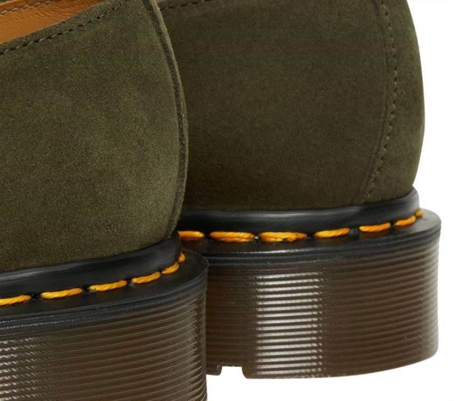 Made In England 1461 Nubuck Dr Martens Greece Forest Green Buck Suede