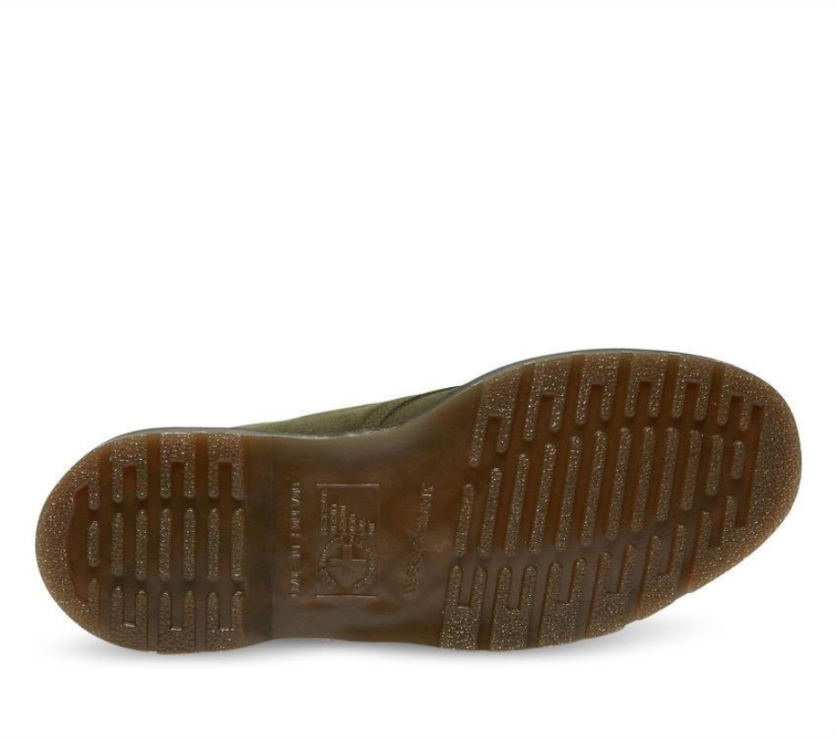 Made In England 1461 Nubuck Dr Martens Greece Forest Green Buck Suede