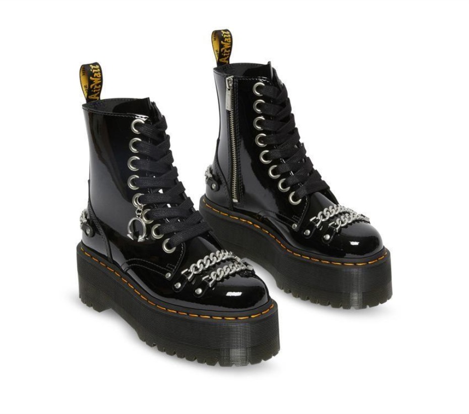 Dr.martens μποτάκια Jadon Max αλυσίδα μαύρη