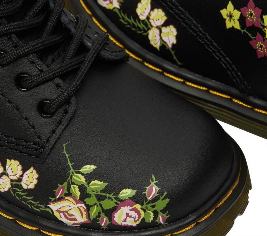 Toddler 1460 Floral Bloom Bloom K (μαύρες) μπότες Dr.martens