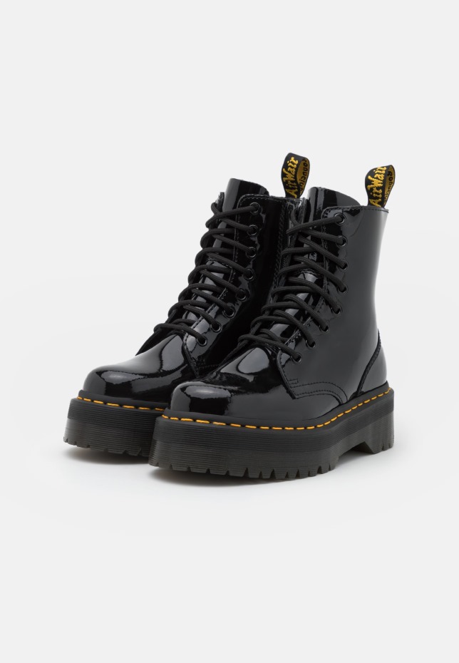 Dr Martens Greece Jadon πλατφόρμα μποτάκια μαύρα