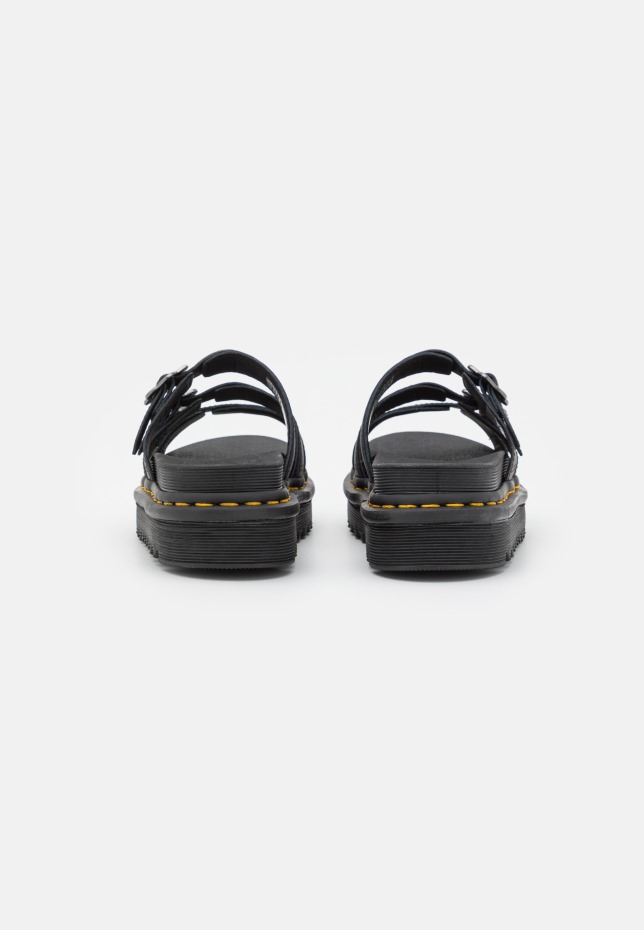 Dr Martens Greece Blaire Slide Heeled Mules Black Hydro
