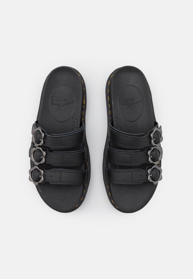 Dr Martens Greece Blaire Slide Heeled Mules Black Hydro