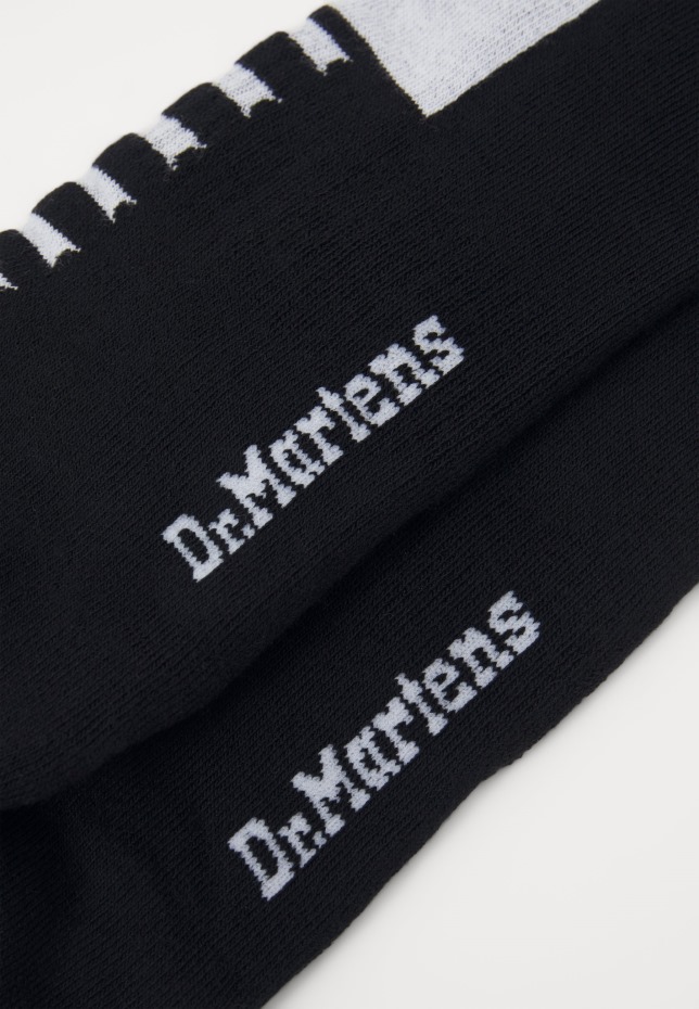 διπλή κάλτσα Unisex κάλτσες Dr Martens Greece μαύρη/άσπρη