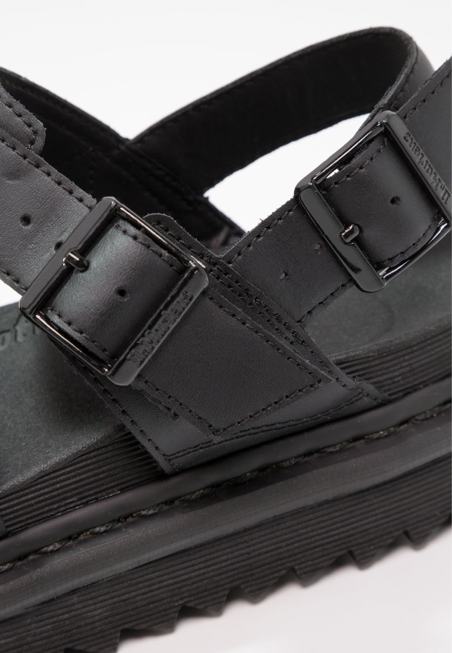 Dr Martens Greece Voss Platform πέδιλα μαύρα