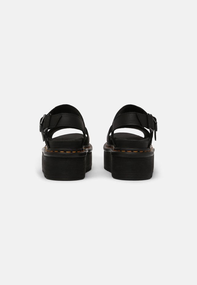 μαύρα πέδιλα Hydro Dr Martens Greece Voss Quad Platform