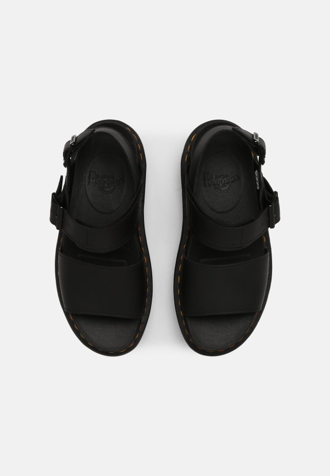 μαύρα πέδιλα Hydro Dr Martens Greece Voss Quad Platform