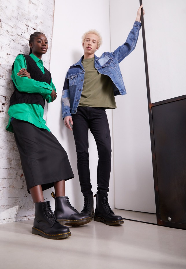 Schwarz 1460 Boot Lace Up Ankle Boots Dr Martens Greece