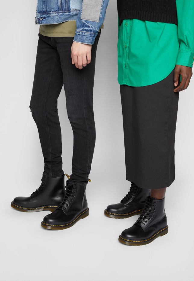 Schwarz 1460 Boot Lace Up Ankle Boots Dr Martens Greece