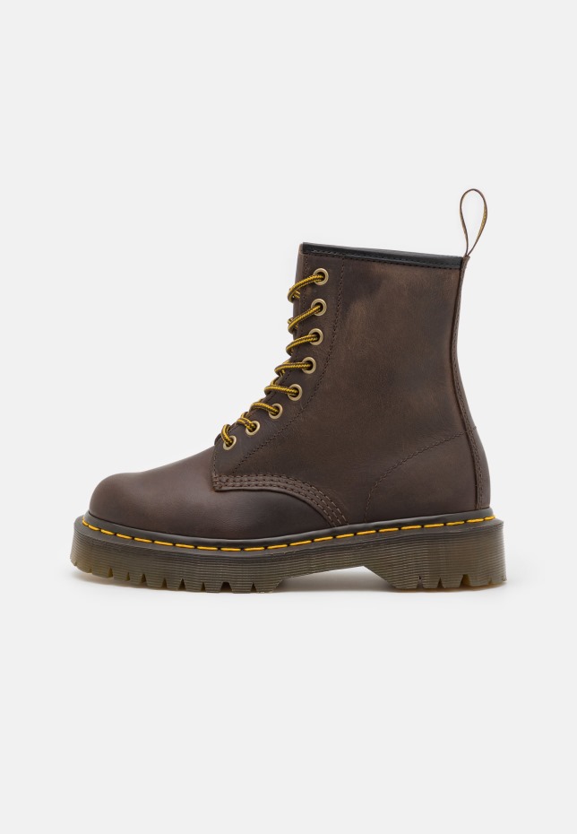 Dr Martens Greece σκούρο καφέ 1460 Bex Unisex μποτάκια με κορδόνια