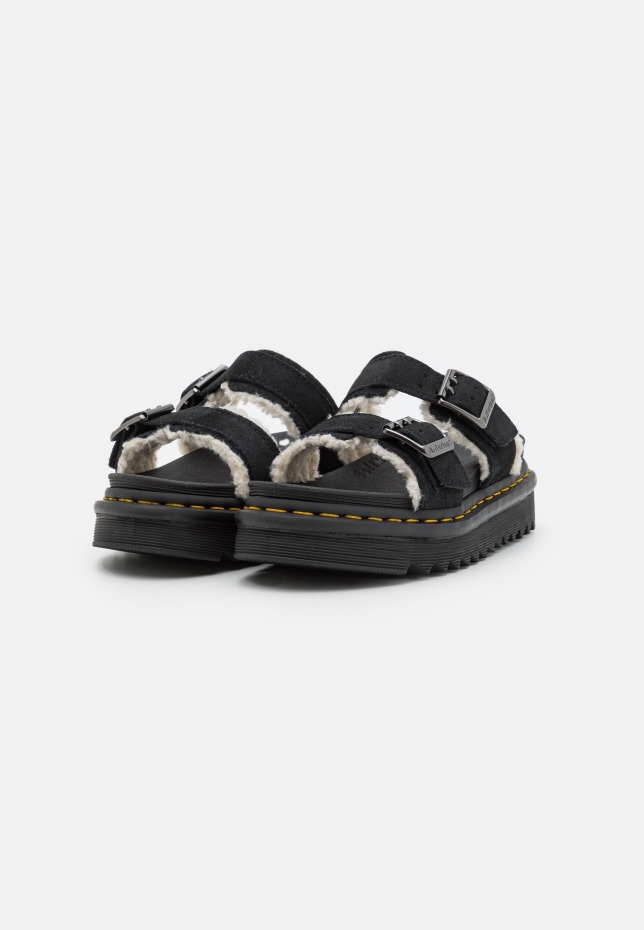 Myles Unisex παντόφλες μαύρες Dr Martens ελλάδα