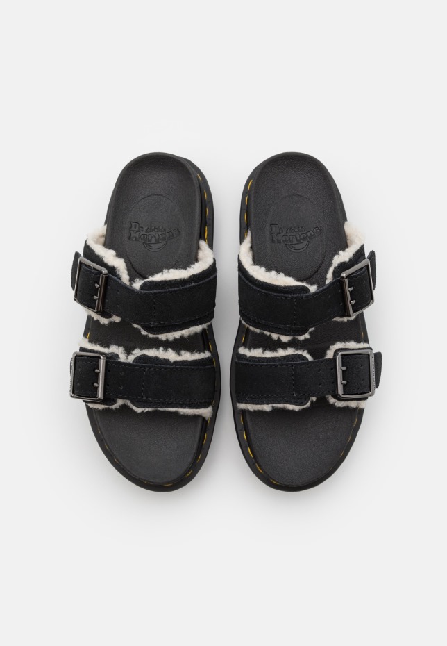 Myles Unisex παντόφλες μαύρες Dr Martens ελλάδα