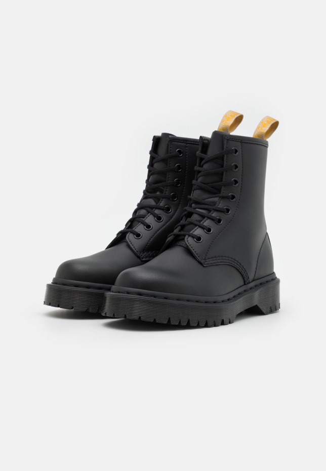 Dr Martens Greece Vegan 1460 Bex Mono Unisex μποτάκια με κορδόνια μαύρα