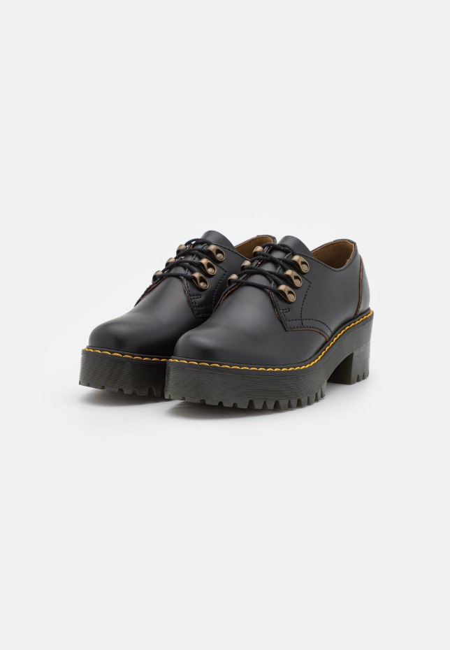 μαύρες Vintage γόβες Dr Martens Greece Leona Lace Up