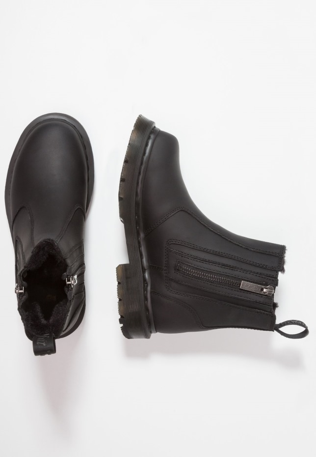 2976 Alyson φερμουάρ Snowplow κλασικά μποτάκια μαύρα Dr Martens Greece