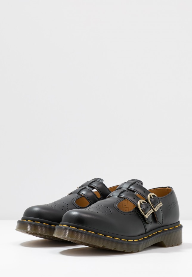 μαύρο Dr Martens ελλάδα 8065 Mary Jane Slip Ons