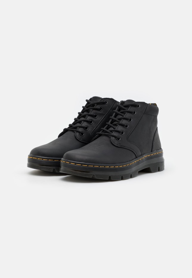 μαύρα μποτάκια Dr Martens Greece Bonny Unisex με κορδόνια