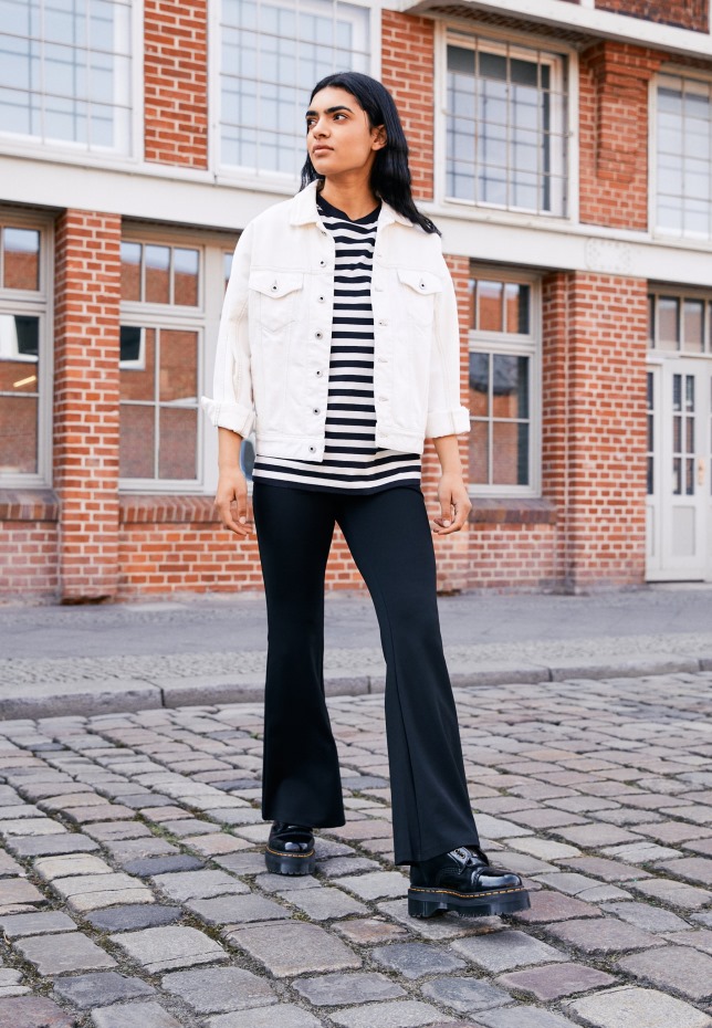 Vegan μποτάκια πλατφόρμας σινκλέρ Dr Martens Greece Black Oxford