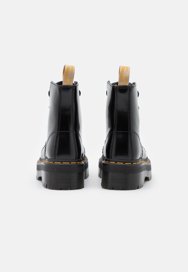 Vegan μποτάκια πλατφόρμας σινκλέρ Dr Martens Greece Black Oxford