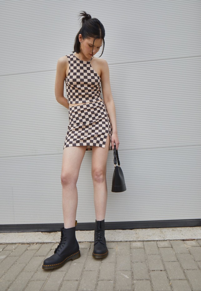 1460 Vonda Mono Lace Up Ankle Boots Dr Martens Greece μαύρο