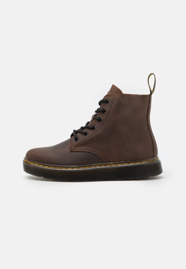σκούρο καφέ Thurston Chukka Unisex μποτάκια με κορδόνια Dr Martens Greece