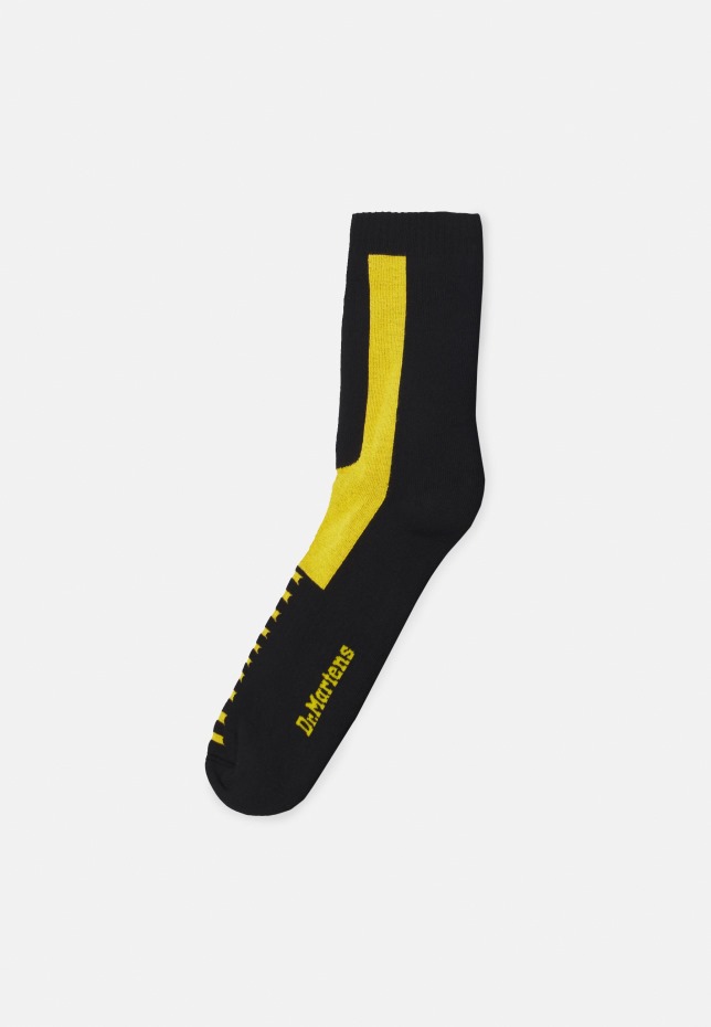 μαύρη/κίτρινη διπλή κάλτσα Doc κάλτσες Unisex Dr Martens Greece