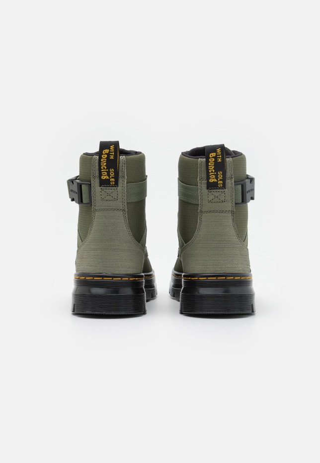 Dr Martens Greece χακί πράσινες χτένες τεχνολογίας Unisex με κορδόνια μέχρι τον αστράγαλο