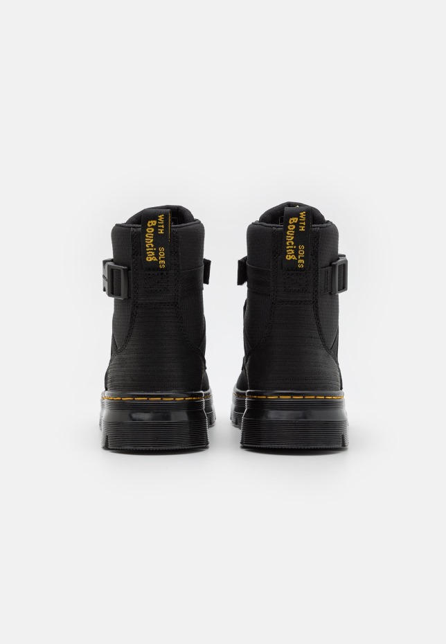 μαύρα Dr Martens Greece Combs Tech Ii Unisex μποτάκια με κορδόνια