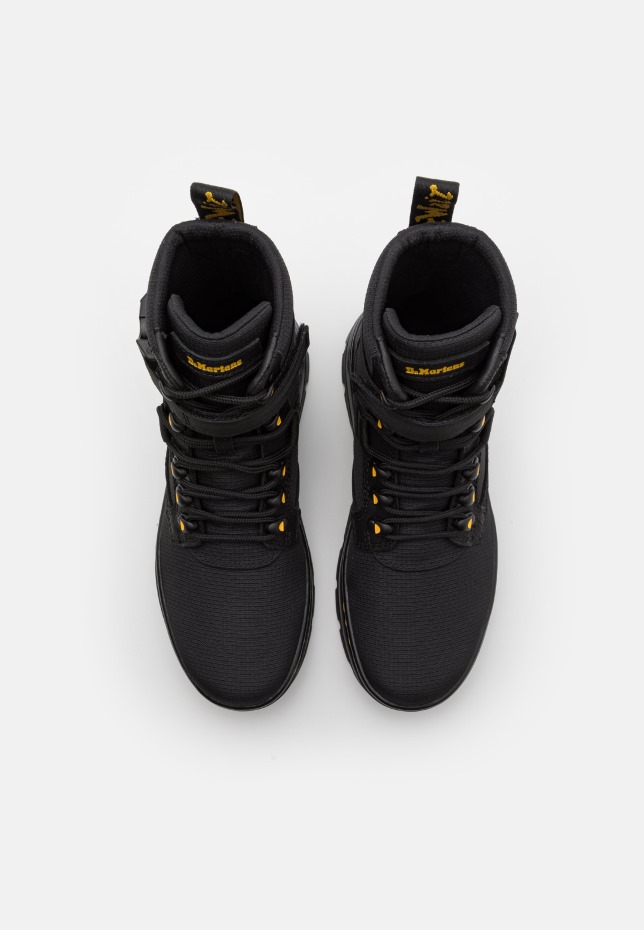 μαύρα Dr Martens Greece Combs Tech Ii Unisex μποτάκια με κορδόνια