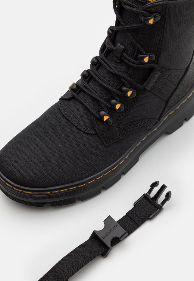 μαύρα Dr Martens Greece Combs Tech Ii Unisex μποτάκια με κορδόνια