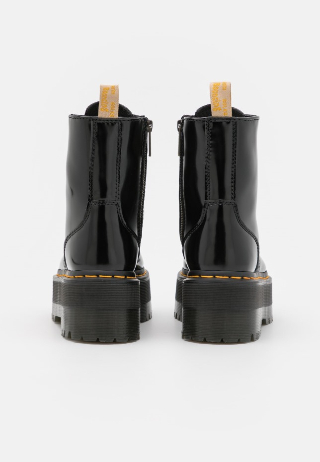 μαύρα Oxford Vegan Jadon Max μποτάκια με πλατφόρμα Dr Martens Greece