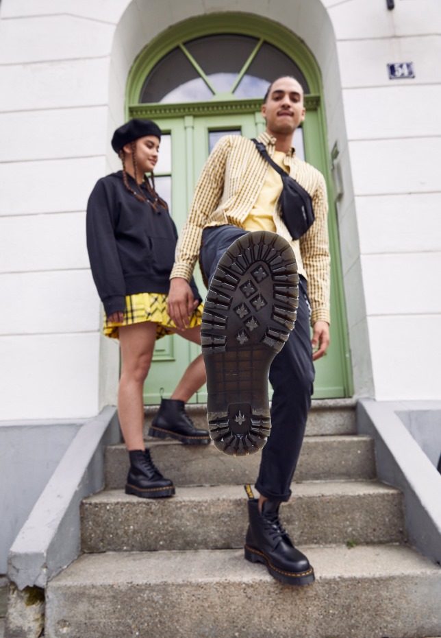 μαύρα λεία Dr Martens Greece 101 Bex Lace Up Ankle Boots