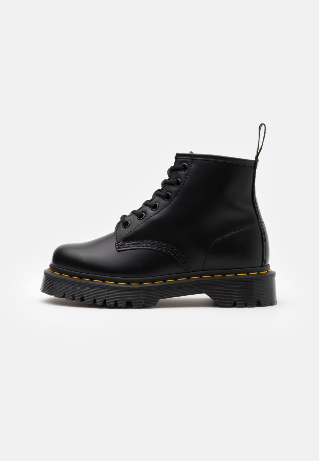 μαύρα λεία Dr Martens Greece 101 Bex Lace Up Ankle Boots
